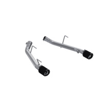 05-10 Ford Mustang GT 4.6L T304 SS 2.5'' Dual Axle-Back Sportavgassystem Med CF Tips (Race Version) MBRP
